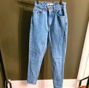American Apparel high waist mom jeans